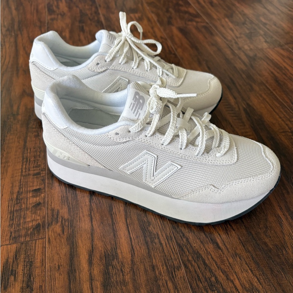 New Balance Off-White Chunky Lace-Up Sneakers